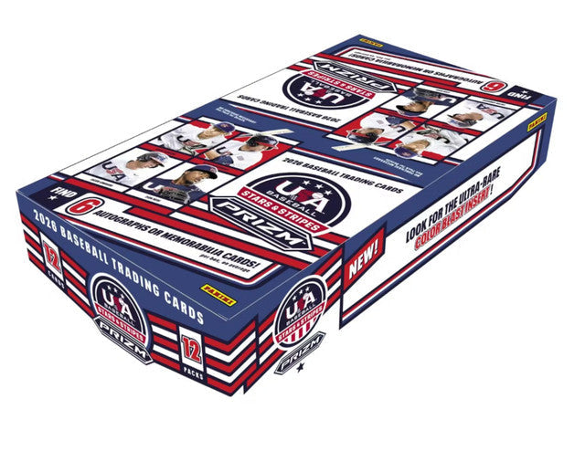 2026 Panini USA Stars and Stripes Prizm Baseball Hobby Box (PRE-ORDER)