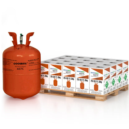 R-407C Refrigerant 25 LB|CoolmateGas Refrigerant