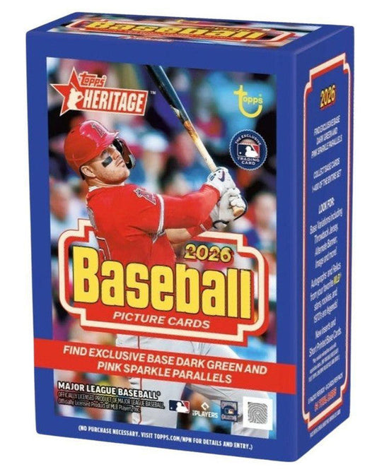 2026 Topps Heritage Baseball Blaster Box (PRE-ORDER)