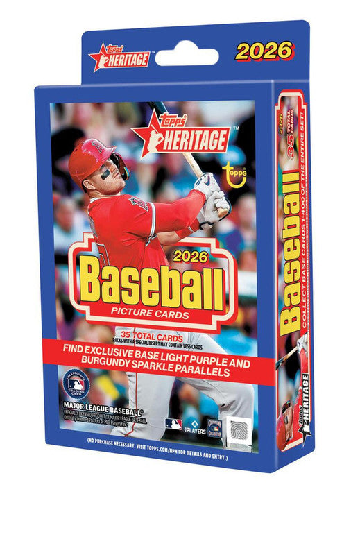 2026 Topps Heritage Baseball Hanger Box (PRE-ORDER)