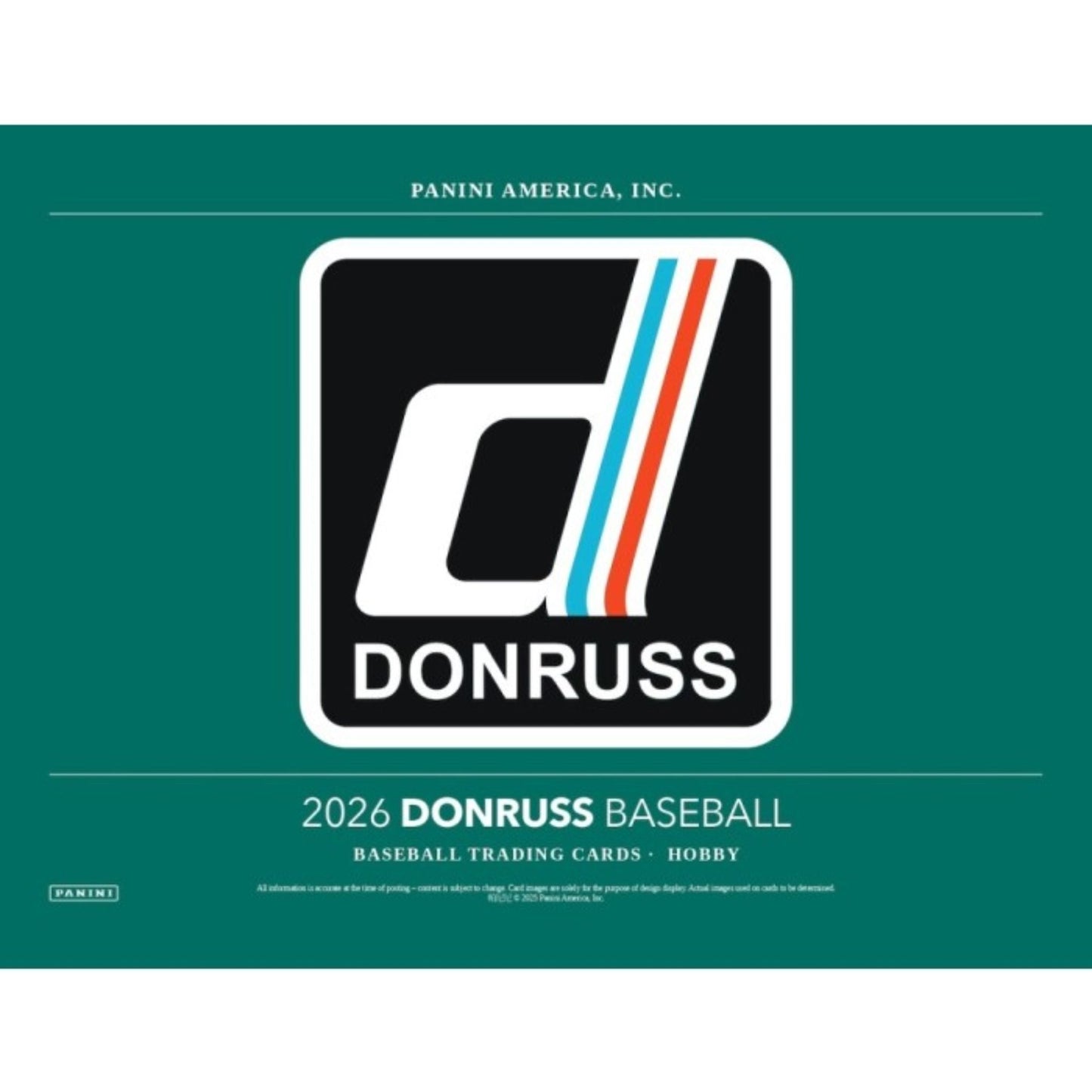 2026 Panini Donruss Baseball Hobby Box (Presell)