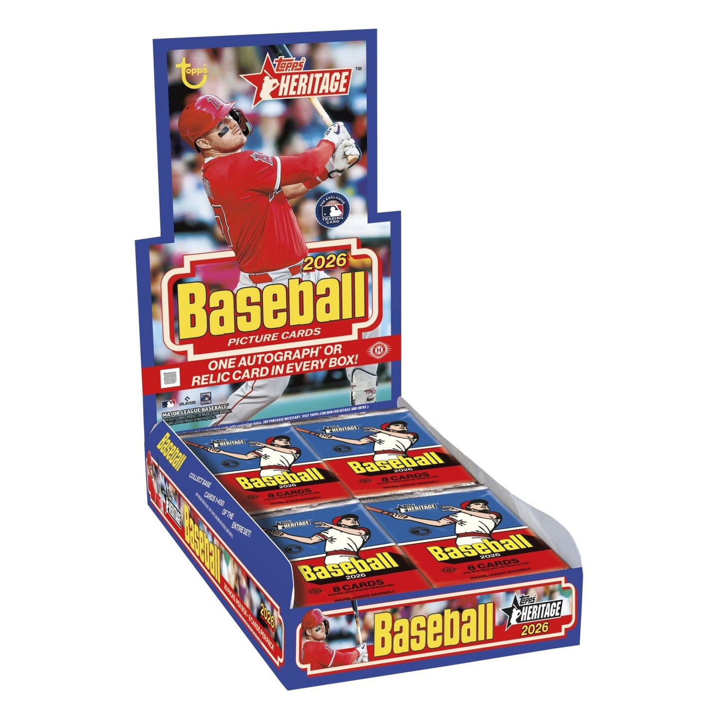 2026 Topps Heritage Baseball Hobby Box (Presell)