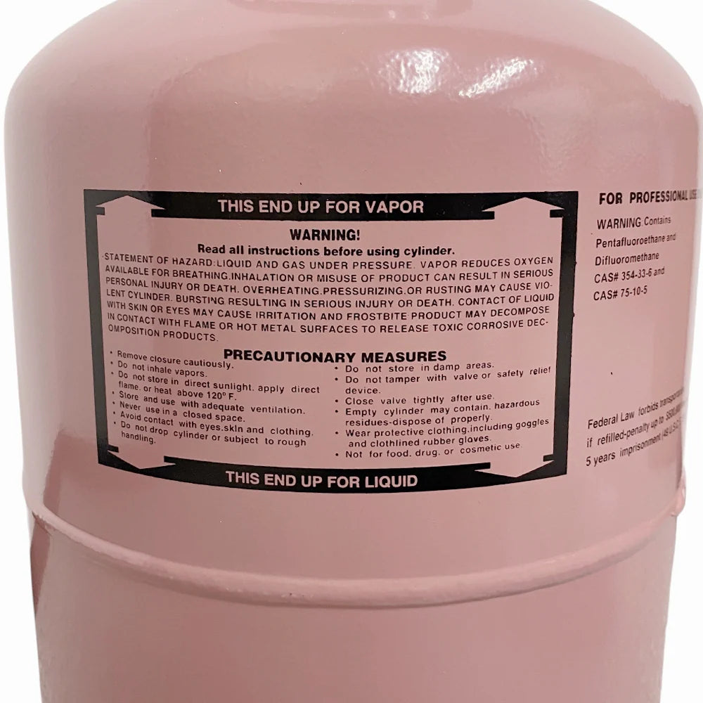 25LB R410A Refrigerant Freon for Air Conditioners - Steel Cylinder Packaging Tank