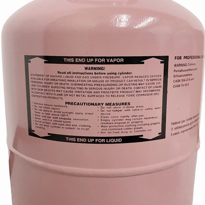 25LB R410A Refrigerant Freon for Air Conditioners - Steel Cylinder Packaging Tank