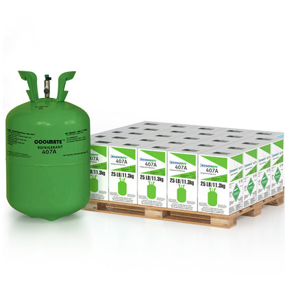 R-407A Refrigerant 25 LB|CoolmateGas Refrigerant