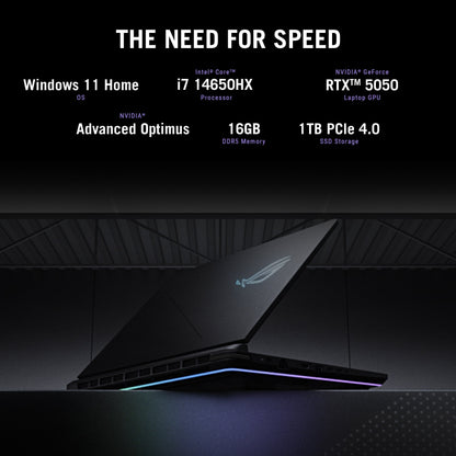 ASUS ROG Strix G16 G615JHR-DS74 — RTX 5050, Core i7-14650HX, 16GB, 1TB