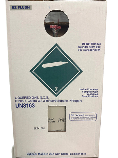 22lb Solstice EZ-Flush Non-Ozone-Depleting HVAC System Cleaner – Made in USA