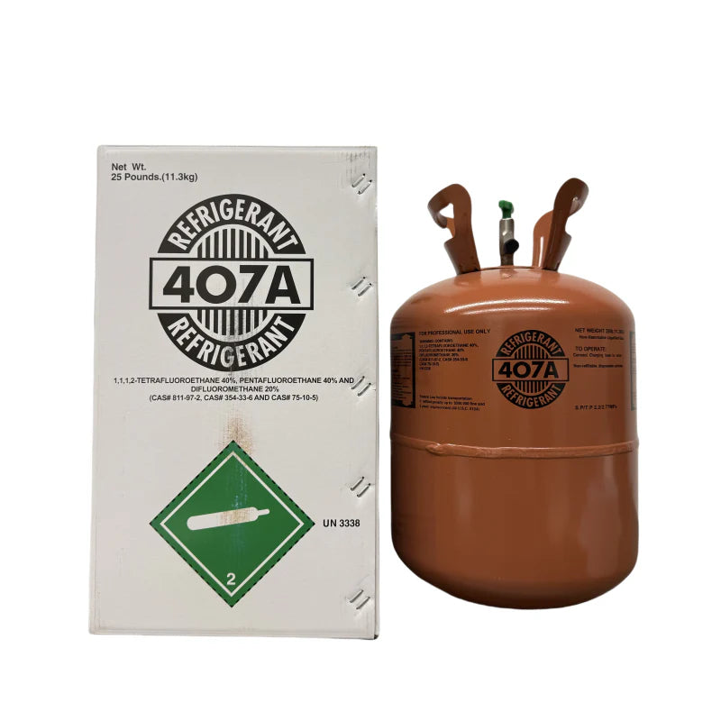 25LB R407A Refrigerant Gas – High Performance for HVAC Cooling