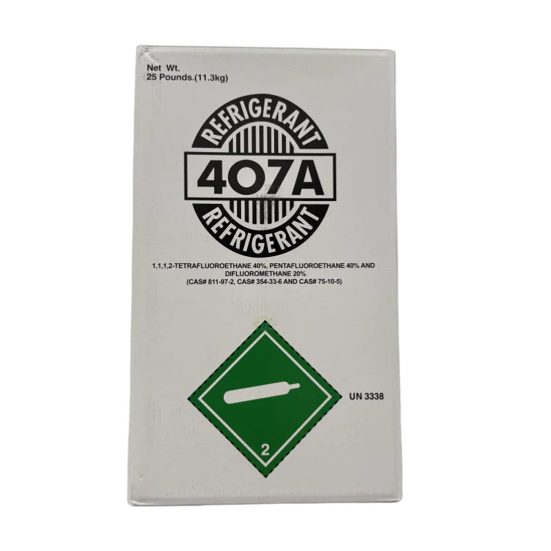 25LB R407A Refrigerant Gas – High Performance for HVAC Cooling