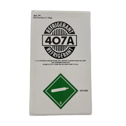 25LB R407A Refrigerant Gas – High Performance for HVAC Cooling