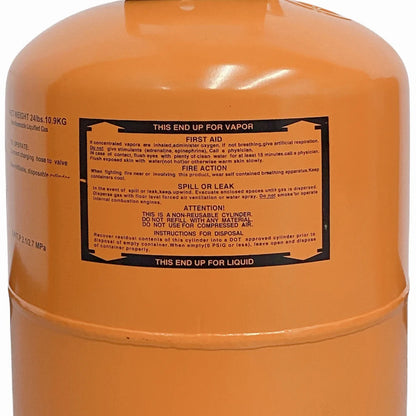 24LB R404A Refrigerant Freon for Refrigeration Equipment - Steel Cylinder Packaging Tank