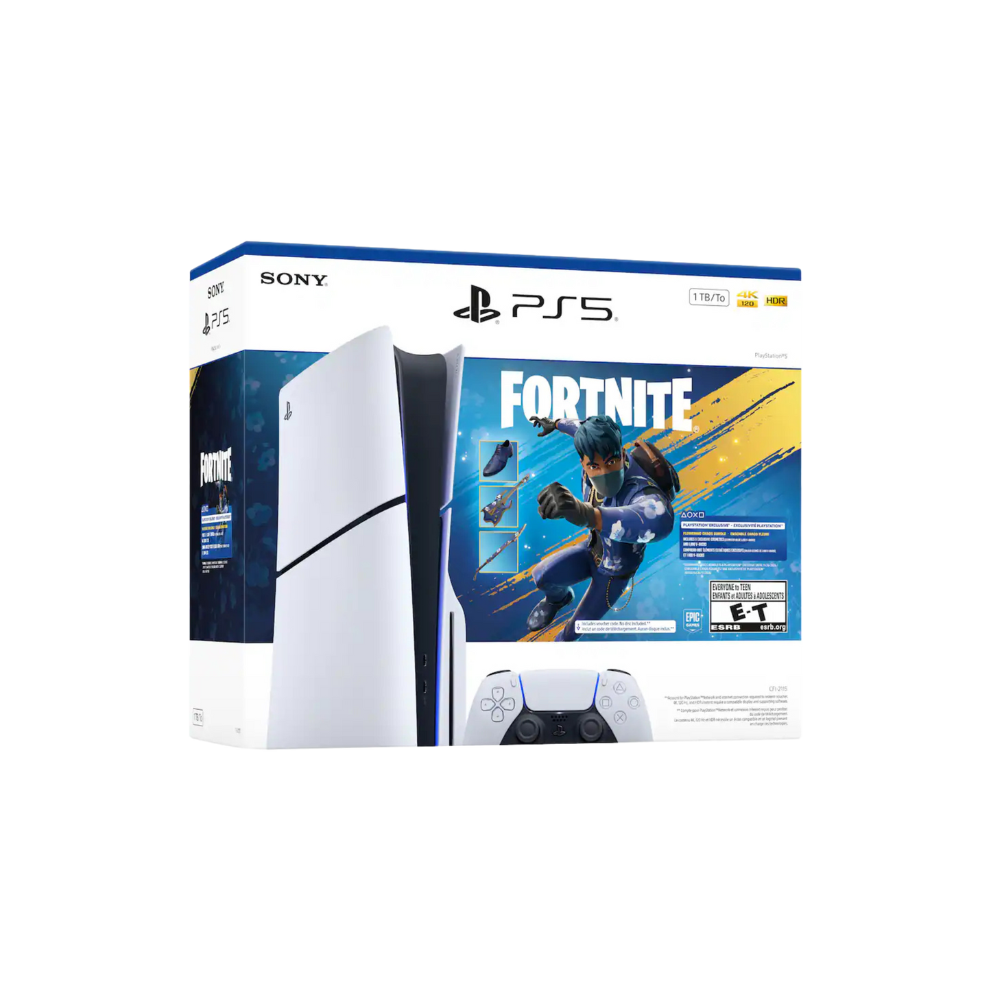 Playstation 5 Slim - Disc Console - Fortnite Bundle