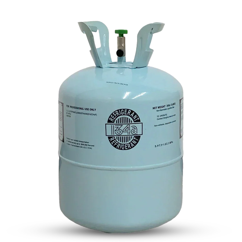 30LB R134A Refrigerant Freon for Air Conditioners - Steel Cylinder Packaging Tank