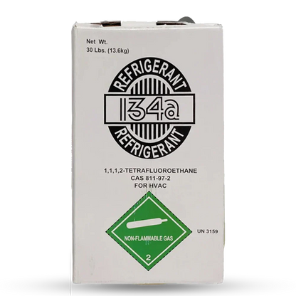 30LB R134A Refrigerant Freon for Air Conditioners - Steel Cylinder Packaging Tank